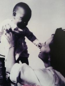 MOM AND ME as a baby
